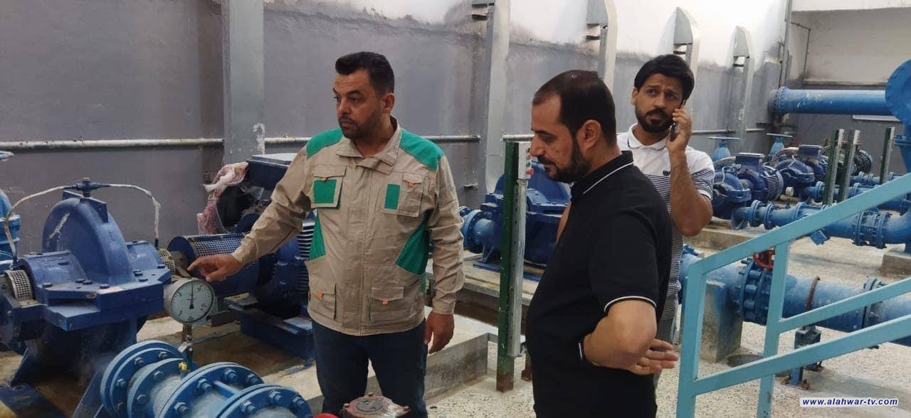 مدير ماء ذي قار يتفقد مشروع ماء الإصلاح ـ جبايش وعددا من المجمعات المائية في قضاء الإصلاح